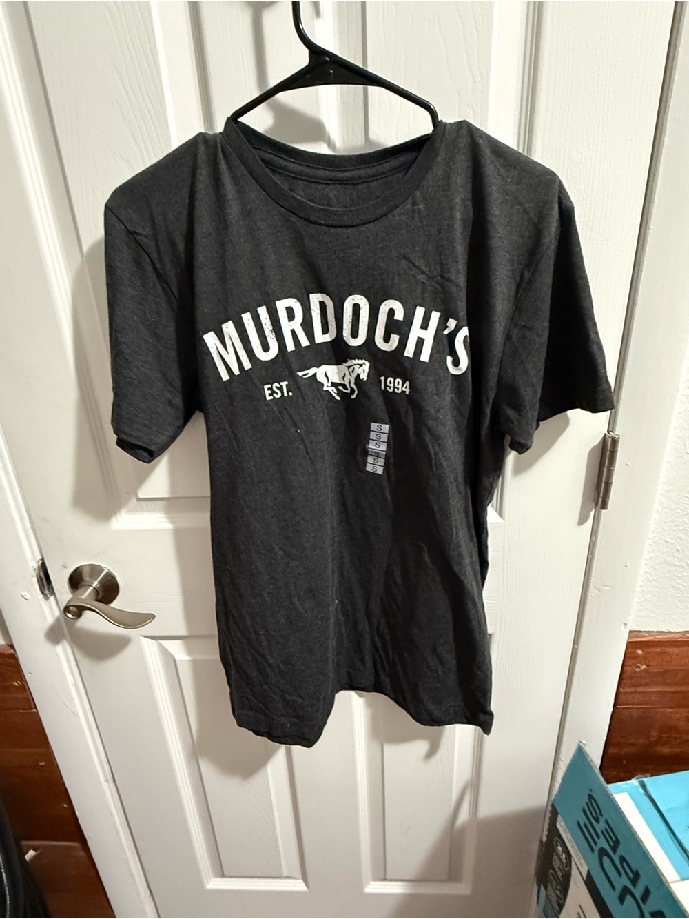 Black Short-Sleeve Logo Tee